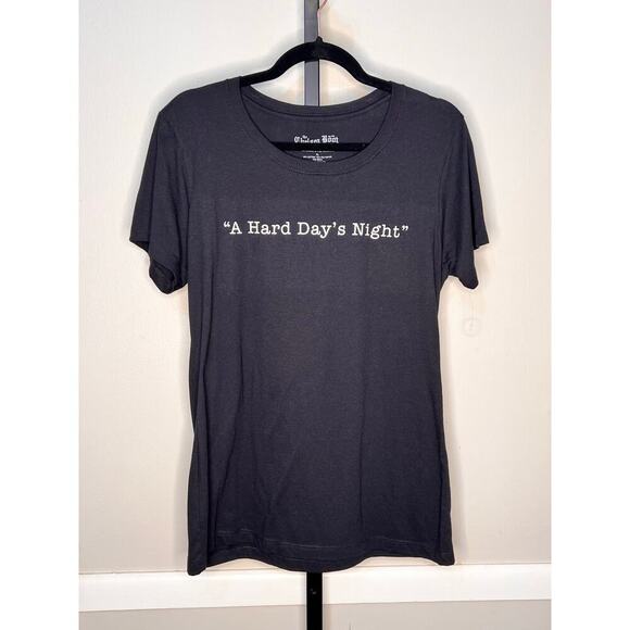 The Beatles The Chelsea Boot Co A Hard Day’s Night Black Graphic Tee Size XL - Picture 4 of 5